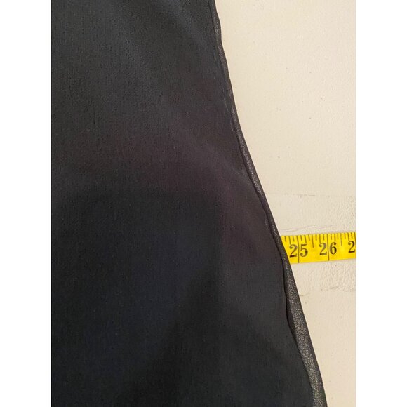 Venezia Black Sheer Lace Trim Dress Scoop Neck Short Sleeve 18W - Picture 8 of 10